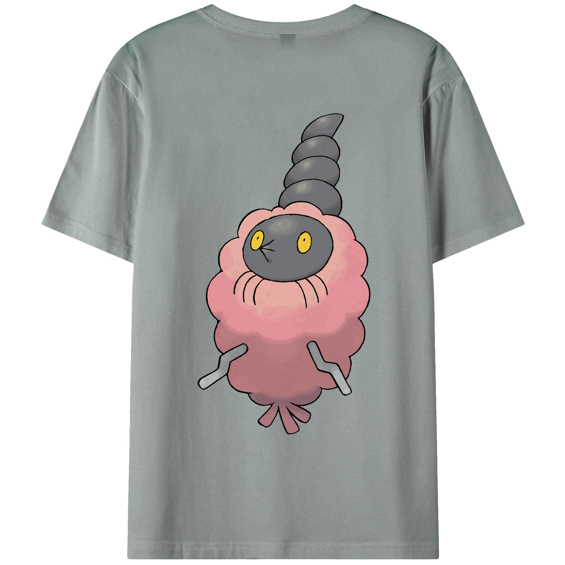 （画像用） ポケットモンスター Pokémon 綿100％ メンズ半袖Tシャツ（バックプリント） 通気性